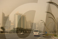 Sandstorm In Doha, Qatar