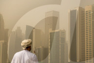 Sandstorm In Doha, Qatar