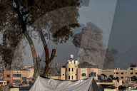 Israeli airstrike on Gaza City