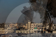 Israeli airstrike on Gaza City