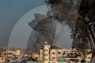 Israeli airstrike on Gaza City