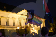 Protest Against Amendment Banning Pride In Budapest, Hungary 