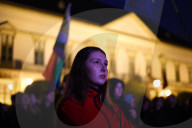  Protest Against Amendment Banning Pride In Budapest, Hungary 