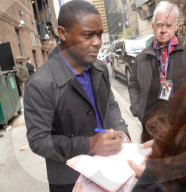 David Oyelowo Stops For Fans In Midtown New York City - 15 Apr 2025