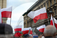 Protest In Defense Of TV Republika In Krakow