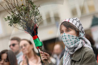 Pro-Palestinian March In Krakow