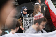 Pro-Palestinian March In Krakow