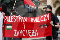 Pro-Palestinian March In Krakow
