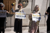 Tax Day Protest Against President Donald Trump