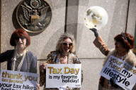 Tax Day Protest Against President Donald Trump