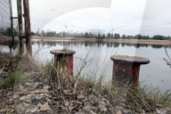 Prypiat River Station in the Chornobyl Exclusion Zone