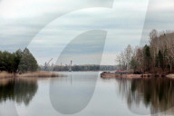 Prypiat River Station in the Chornobyl Exclusion Zone