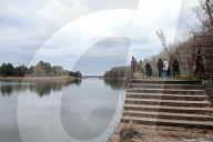 Prypiat River Station in the Chornobyl Exclusion Zone
