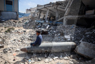 Aftermath Of Israeli Airstrike In Gaza, Palestine