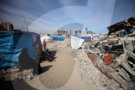 Aftermath Of Israeli Airstrike In Gaza, Palestine