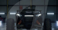 Autonomous military front line vehicle destroys drones