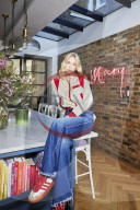 Dj Mary Charteris's 'colour palace' London home is perfect for family life.