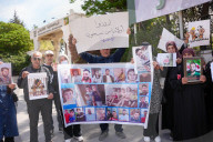Syrians Protest In Umayyad Square Demanding To Know The Fate Of Their Relatives In Libya