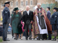 King Charles III and Queen Camilla attend the Royal Maundy Service. Durham Cathedral, Durham, UK. 