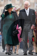 King Charles III and Queen Camilla attend the Royal Maundy Service. Durham Cathedral, Durham, UK. 