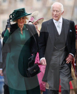 King Charles III and Queen Camilla attend the Royal Maundy Service. Durham Cathedral, Durham, UK. 
