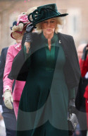 King Charles III and Queen Camilla attend the Royal Maundy Service. Durham Cathedral, Durham, UK. 