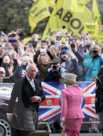 King Charles III and Queen Camilla attend the Royal Maundy Service. Durham Cathedral, Durham, UK. 