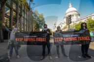 Youth Demand Protest Canon Street in London, UK.