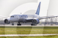 United Airlines Boeing 787 Dreamliner Departs From Amsterdam Schiphol Airport