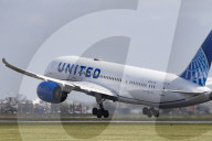 United Airlines Boeing 787 Dreamliner Departs From Amsterdam Schiphol Airport