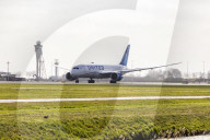 United Airlines Boeing 787 Dreamliner Departs From Amsterdam Schiphol Airport