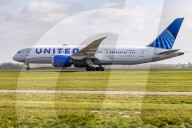 United Airlines Boeing 787 Dreamliner Departs From Amsterdam Schiphol Airport