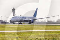 United Airlines Boeing 787 Dreamliner Departs From Amsterdam Schiphol Airport