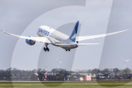 United Airlines Boeing 787 Dreamliner Departs From Amsterdam Schiphol Airport