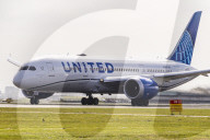 United Airlines Boeing 787 Dreamliner Departs From Amsterdam Schiphol Airport