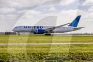 United Airlines Boeing 787 Dreamliner Departs From Amsterdam Schiphol Airport