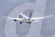 United Airlines Boeing 787 Dreamliner Departs From Amsterdam Schiphol Airport