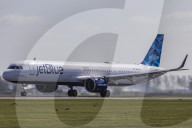 Airbus A321neo Of JetBlue Departing From Amsterdam Schiphol Airport