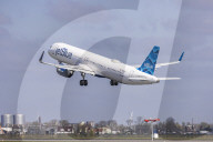 Airbus A321neo Of JetBlue Departing From Amsterdam Schiphol Airport