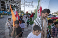 Iranian Children Participate In Anti-Israeli Rally