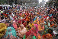 Cooperative And Micro-finance Victims Continue Protest In Nepal