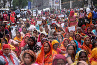 Victims Of Cooperatives Staged A Demonstration In Kathmandu
