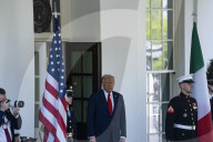 Prime Minister Of Italy  Meets With US President Donald J Trump For Bilateral Meeting. 
