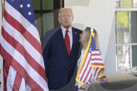 DC: President Trump and PM Meloni hold a White House arrivals