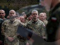 Polish Minister Of Defence Meets Soldiers For Easter