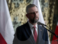 Polish Minister Of Defence Meets Soldiers For Easter