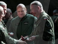 Polish Minister Of Defence Meets Soldiers For Easter