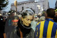 Mobilization Of Retirees, Workers And Social Organizations In Front Of The National Congress Of The Republic Of Argentina