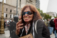 Mobilization Of Retirees, Workers And Social Organizations In Front Of The National Congress Of The Republic Of Argentina