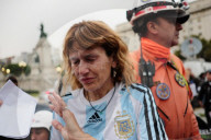 Mobilization Of Retirees, Workers And Social Organizations In Front Of The National Congress Of The Republic Of Argentina